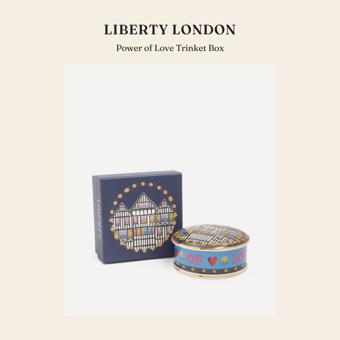 리버티 런던(Liberty London) Power of Love Trinket Box 홈 데코 - 영국 정품 직수입 | Lhea UK(레아영국)