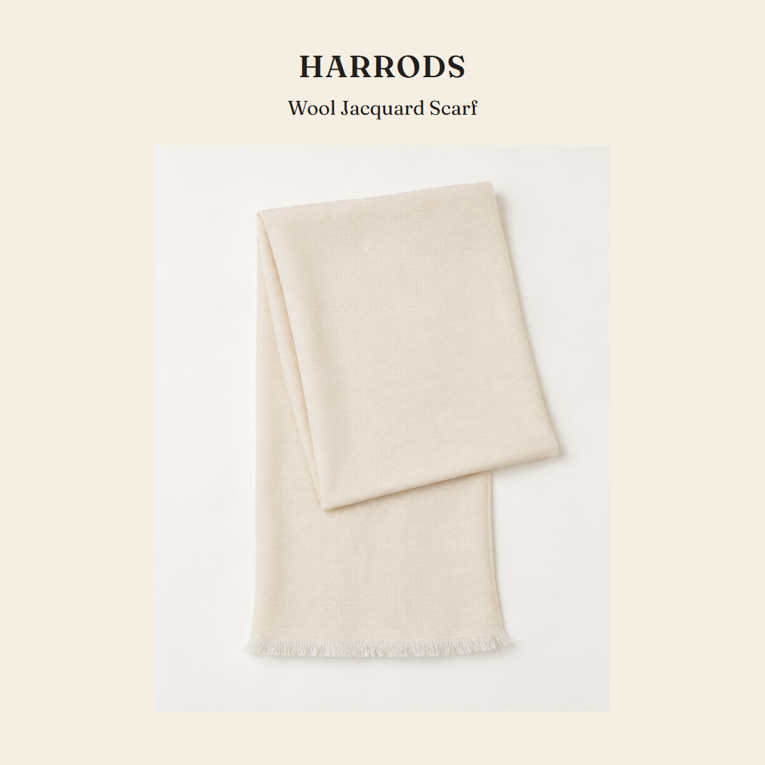 해로즈(Harrods) Wool Jacquard Scarf 스카프 - 영국 정품 직수입 | Lhea UK(레아영국)