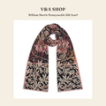 브이앤에이 샵(V&A Shop) William Morris Honeysuckle Silk Scarf 스카프 - 영국 정품 직수입 | Lhea UK(레아영국)