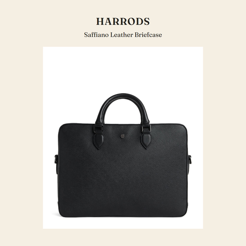 해로즈(Harrods) Saffiano Leather Briefcase 가방 - 영국 정품 직수입 | Lhea UK(레아영국)