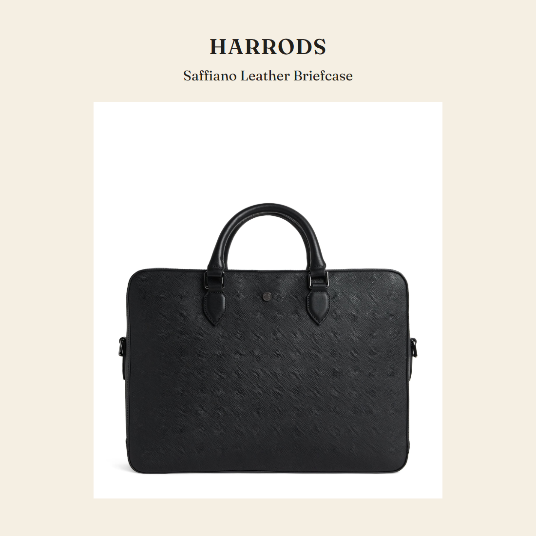 해로즈(Harrods) Saffiano Leather Briefcase 가방 - 영국 정품 직수입 | Lhea UK(레아영국)