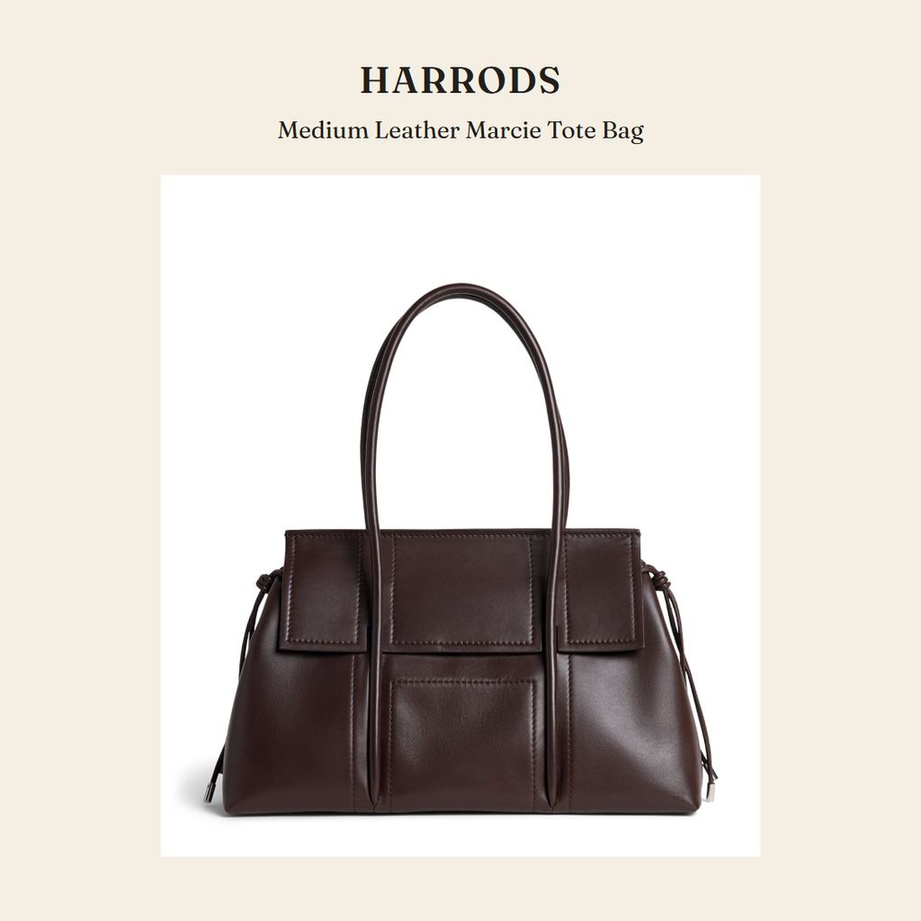 해로즈(Harrods) Medium Leather Marcie Tote Bag 토트백 - 영국 정품 직수입 | Lhea UK(레아영국)