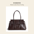 해로즈(Harrods) Medium Leather Marcie Tote Bag 토트백 - 영국 정품 직수입 | Lhea UK(레아영국)