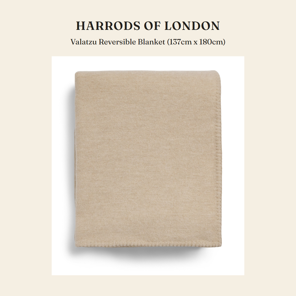 해로즈 오브 런던(Harrods of London) Valatzu Reversible Blanket (137cm x 180cm) 담요 - 영국 정품 직수입 | Lhea UK(레아영국)