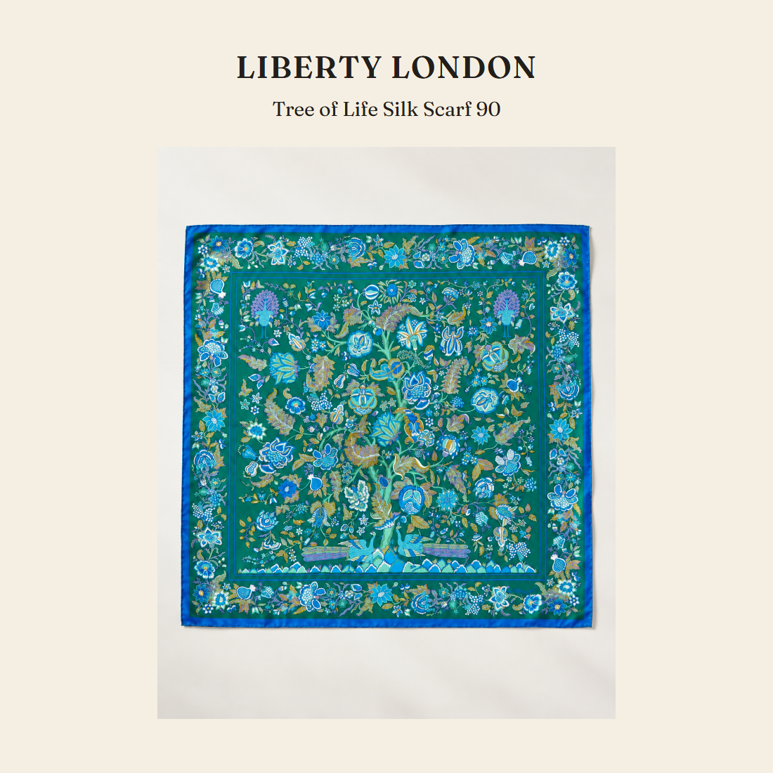 리버티 런던(Liberty London) Tree of Life Silk Scarf 90 스카프 - 영국 정품 직수입 | Lhea UK(레아영국)