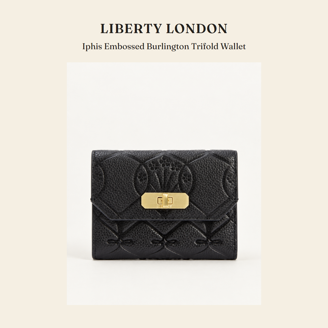 리버티 런던(Liberty London) Iphis Embossed Burlington Trifold Wallet 지갑 - 영국 정품 직수입 | Lhea UK(레아영국)
