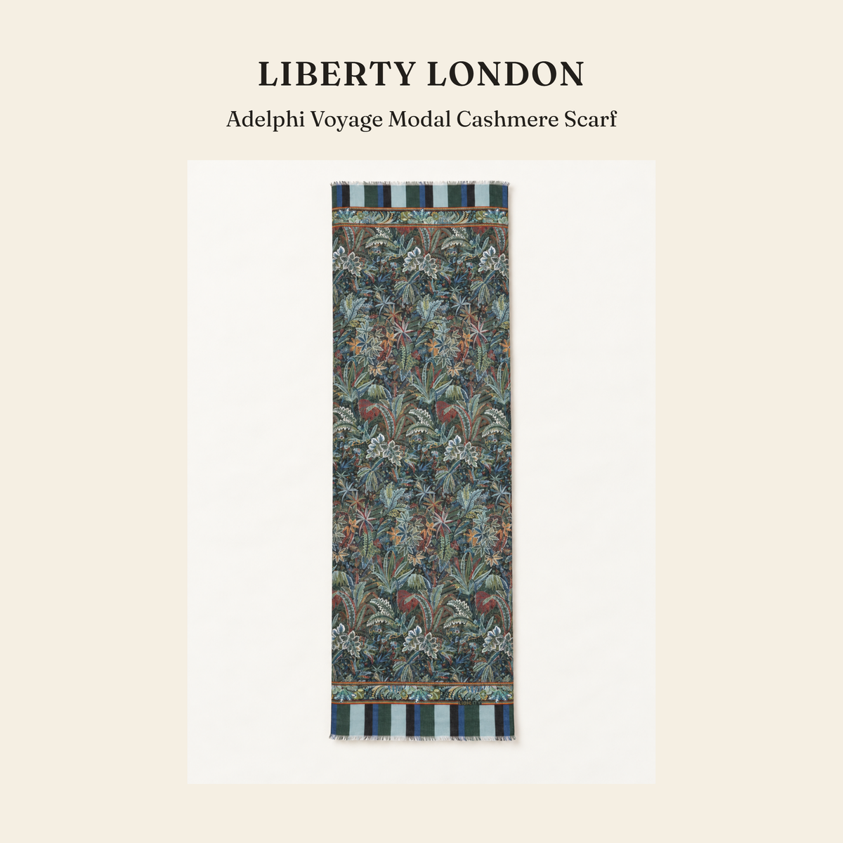 리버티 런던(Liberty London) Adelphi Voyage Modal Cashmere Scarf 스카프 - 영국직구 정품 | 레아영국