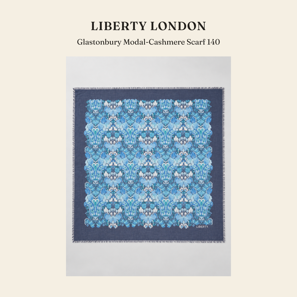 리버티 런던(Liberty London) Glastonbury Modal-Cashmere Scarf 140 스카프 - 영국직구 정품 | 레아영국