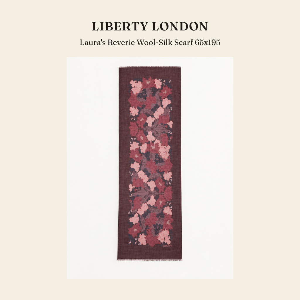 리버티 런던(Liberty London) Laura's Reverie Wool-Silk Scarf 65x195 스카프 - 영국직구 정품 | 레아영국