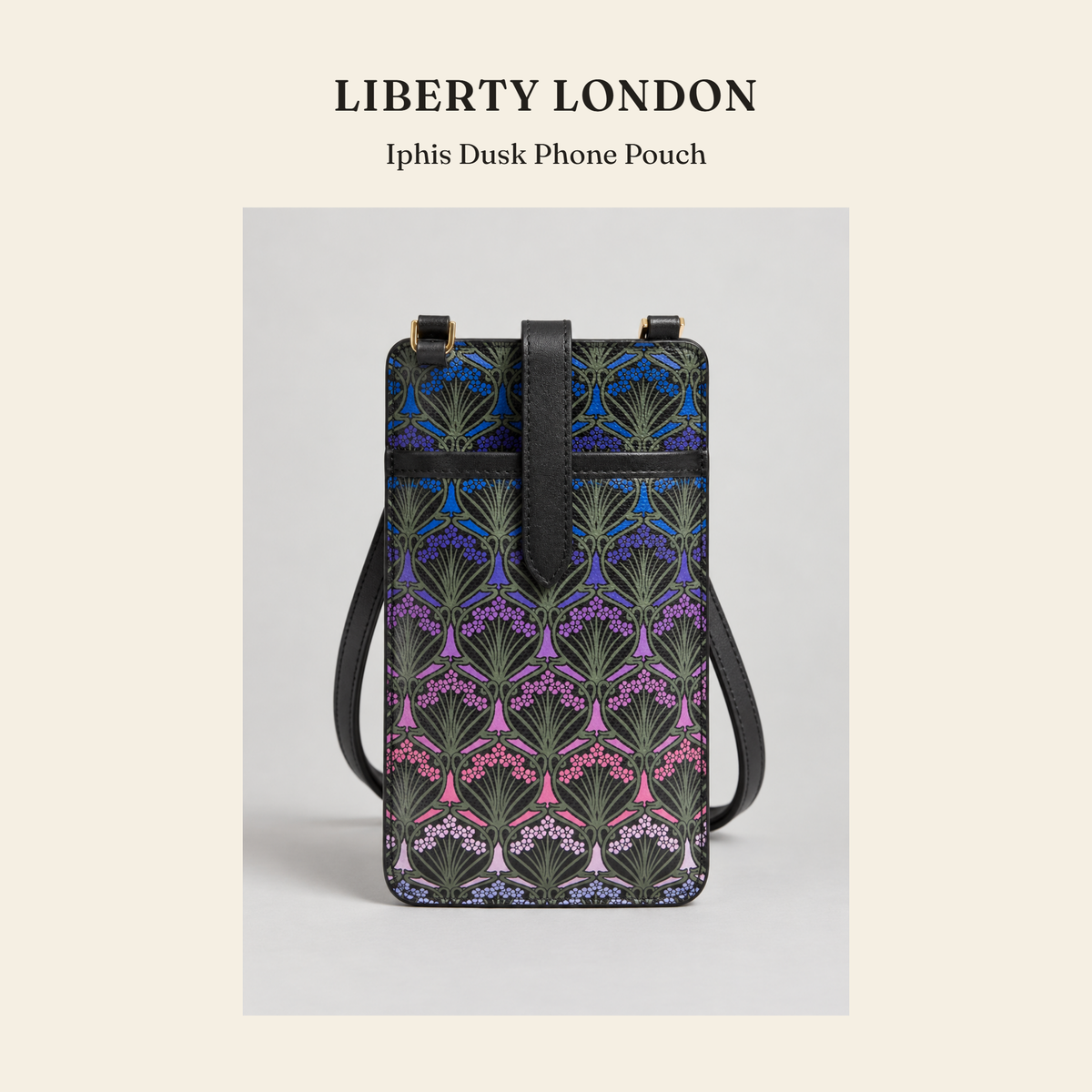 리버티 런던(Liberty London) Iphis Dusk Phone Pouch 스몰레더굿즈 - 영국직구 정품 | 레아영국