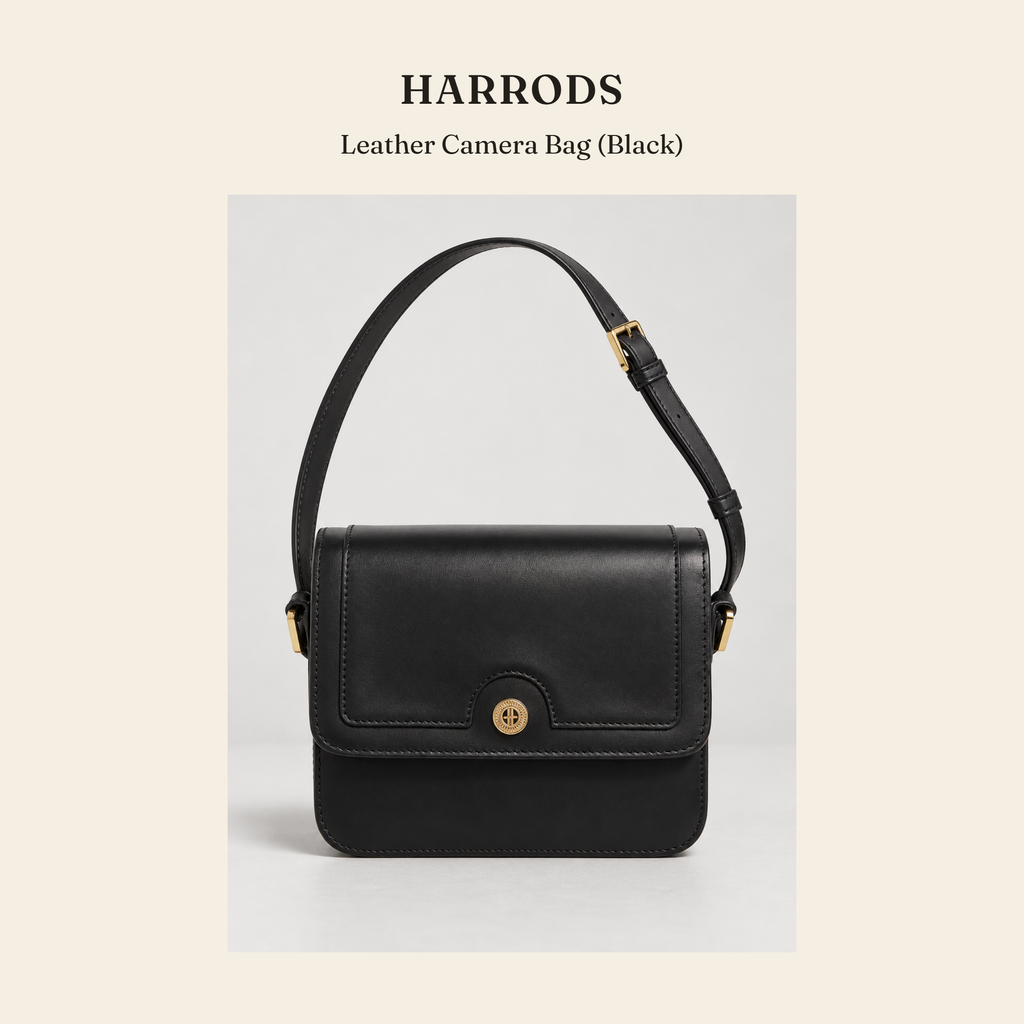 해로즈(Harrods) Leather Camera Bag (Black) 숄더백 - 영국직구 정품 | 레아영국