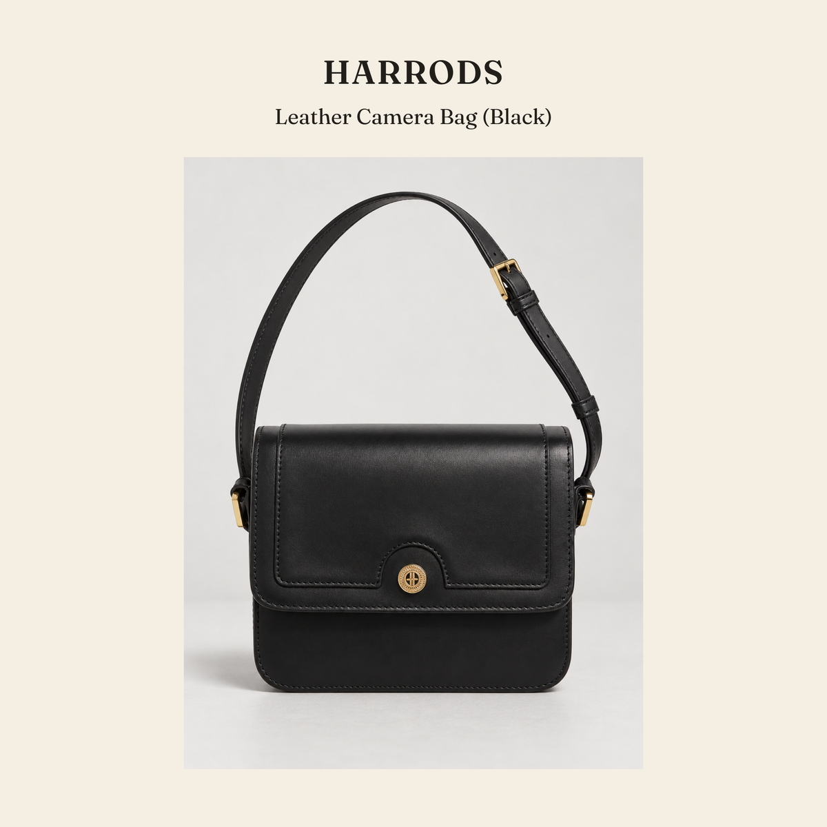 해로즈(Harrods) Leather Camera Bag (Black) 숄더백 - 영국직구 정품 | 레아영국