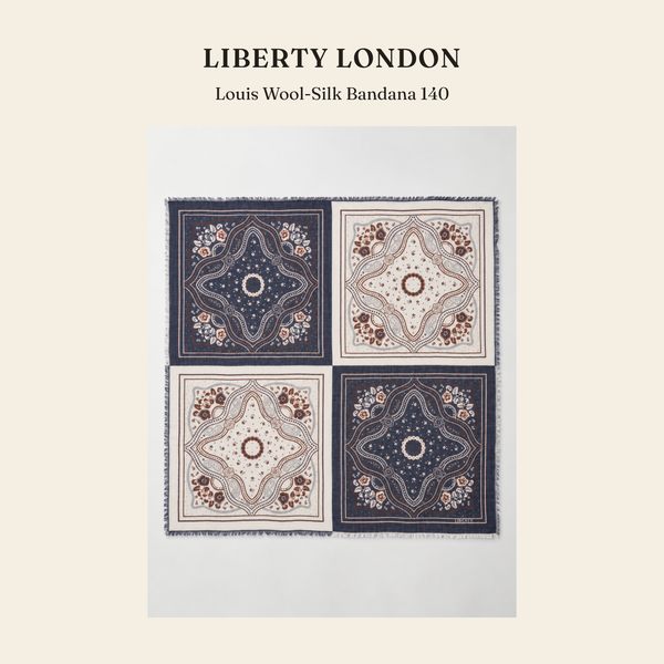 리버티 런던(Liberty London) Louis Wool-Silk Bandana 140 스카프 - 영국직구 정품 | 레아영국
