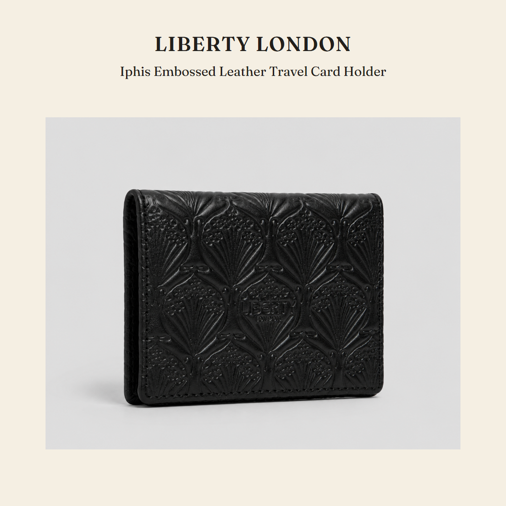 리버티 런던(Liberty London) Iphis Embossed Leather Travel Card Holder - 영국 정품 직수입 | Lhea UK(레아영국)