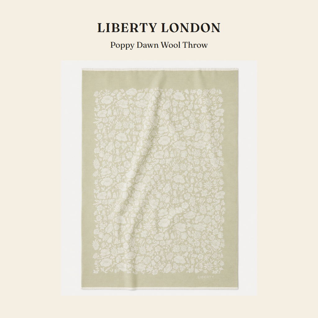 리버티 런던(Liberty London) Poppy Dawn Wool Throw 담요 - 영국 정품 직수입 | Lhea UK(레아영국)