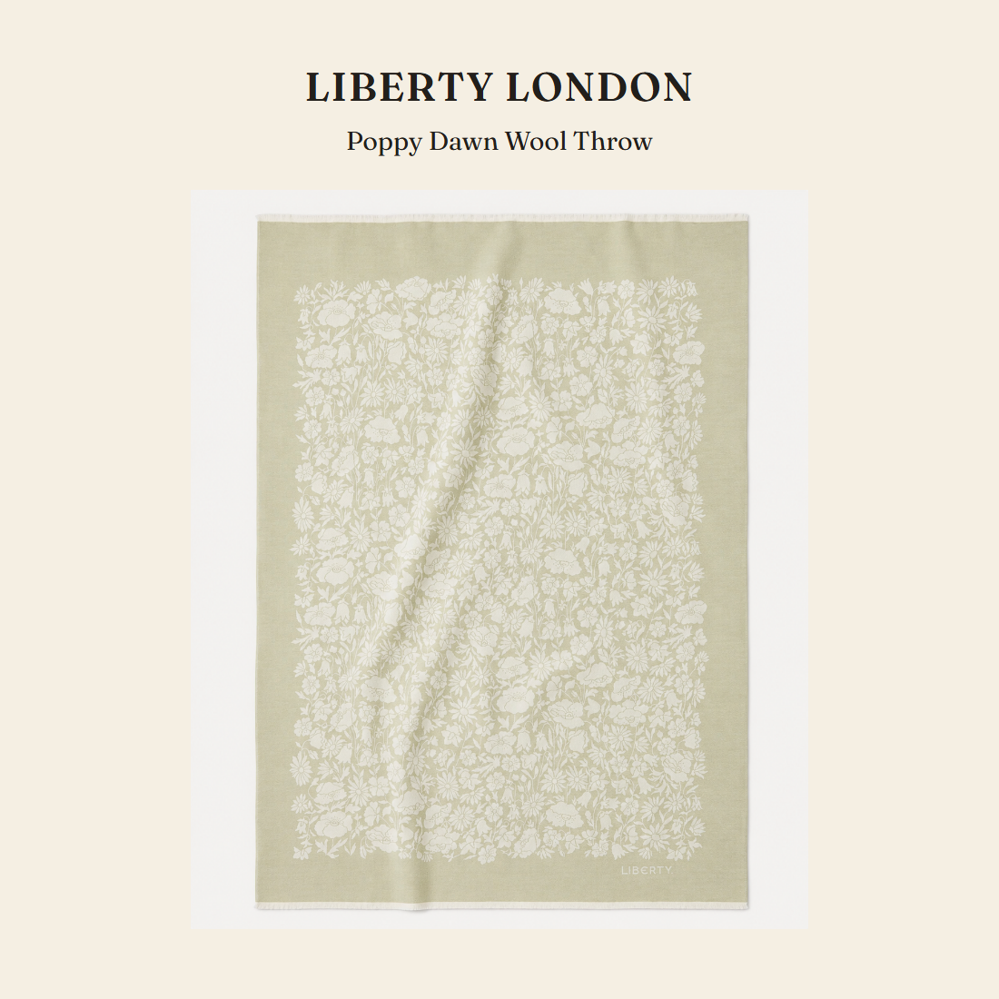 리버티 런던(Liberty London) Poppy Dawn Wool Throw 담요 - 영국 정품 직수입 | Lhea UK(레아영국)
