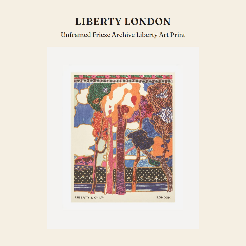 리버티 런던(Liberty London) Unframed Frieze Archive Liberty Art Print 홈 데코 - 영국 정품 직수입 | Lhea UK(레아영국)