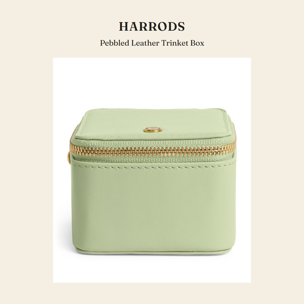해로즈(Harrods) Pebbled Leather Trinket Box 홈 데코 - 영국 정품 직수입 | Lhea UK(레아영국)